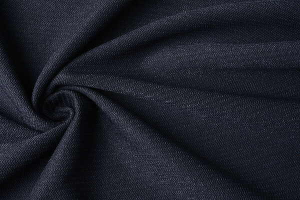 Meubelstof Visgraat Foncé Bleu Marine Meubelstof Visgraat Foncé Bleu Marine