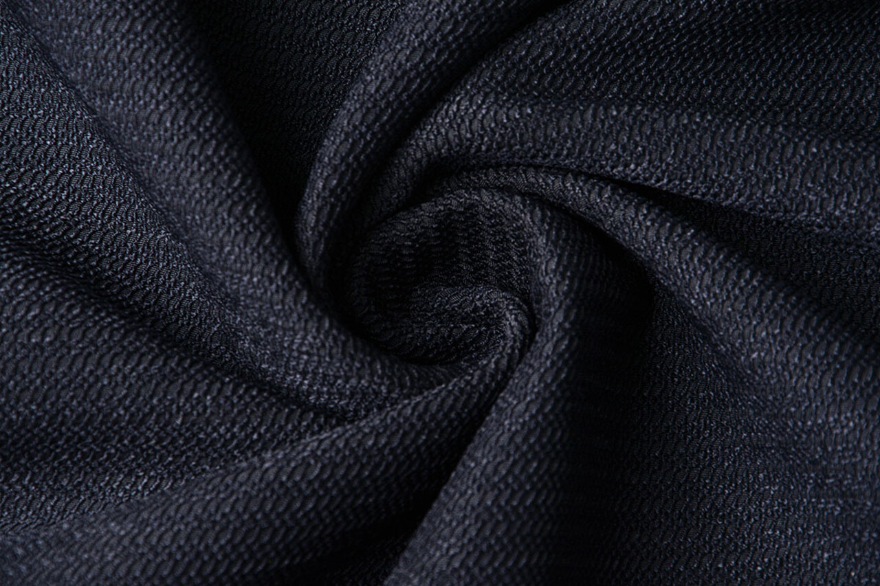 Meubelstof Visgraat Donker Marine Blauw Meubelstof Visgraat Donker Marine Blauw