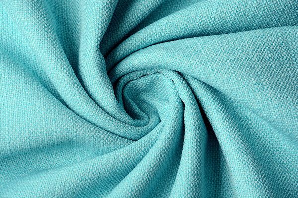 Meubelstof Toile Turquoise Aqua