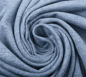 Oeko-Tex®  Jersey Stoff Baumwolle Jeans Melange Oeko-Tex®  Jersey Stoff Baumwolle Jeans Melange
