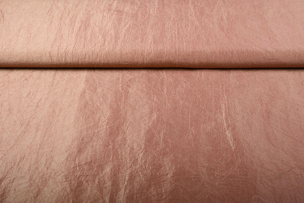 Crinkle Taft Dunkel Altrosa