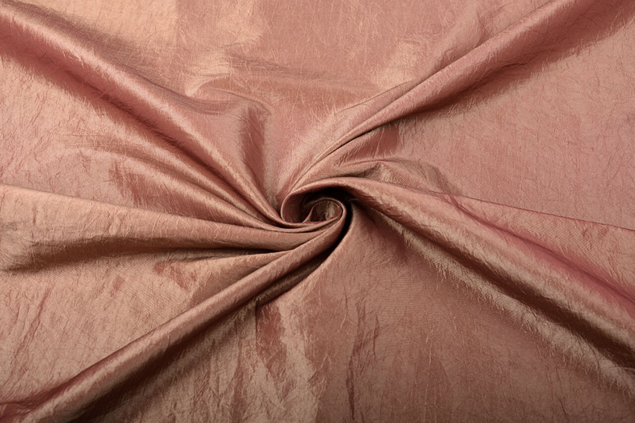 Crinkle Taft Dark Old Pink