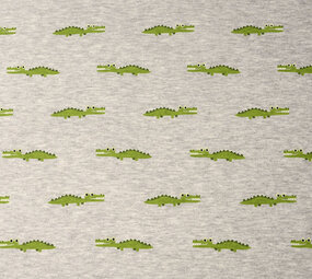 Jogging Alpenfleece Krokodil Grijs Melange