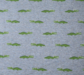 Jogging Alpenfleece Krokodil Jeans Melange Jogging Alpenfleece Krokodil Jeans Melange