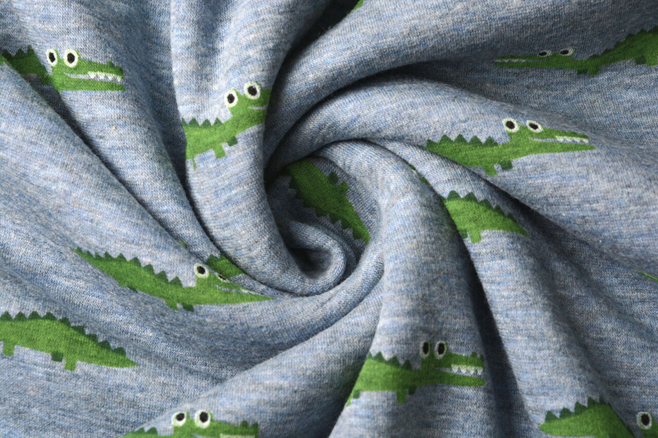 Jogging Alpenfleece Crocodile Jeans Melange