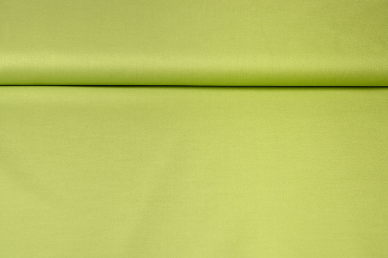 Stretch Poplin Lime Groen