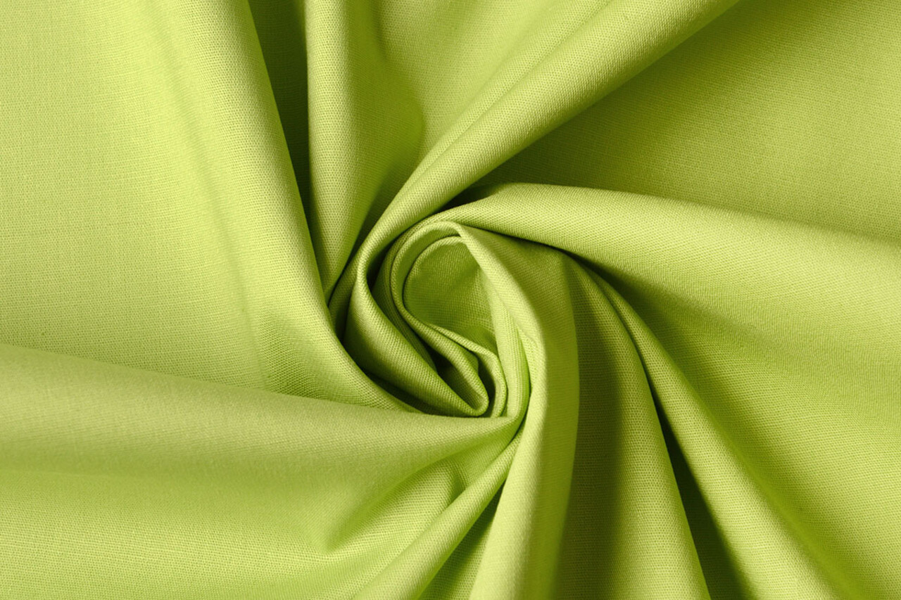 Stretch Popeline Verde Lime