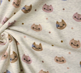 Jogging Alpenfleece Kittens Creme Melange Jogging Alpenfleece Kittens Creme Melange