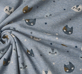 Felpa Alpenfleece Katjes Denim Mélange Felpa Alpenfleece Katjes Denim Mélange