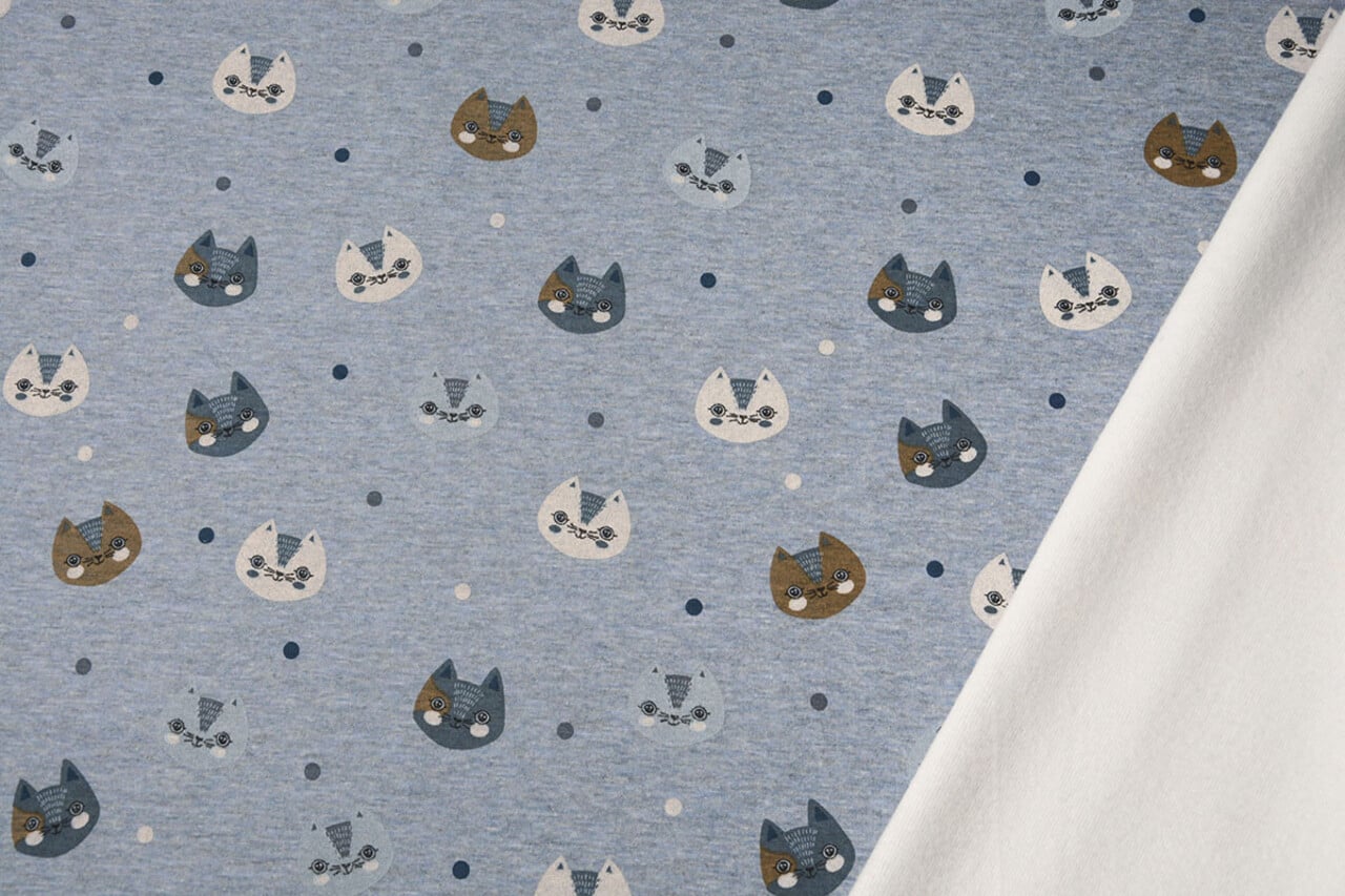 Felpa Alpenfleece Katjes Denim Mélange Felpa Alpenfleece Katjes Denim Mélange