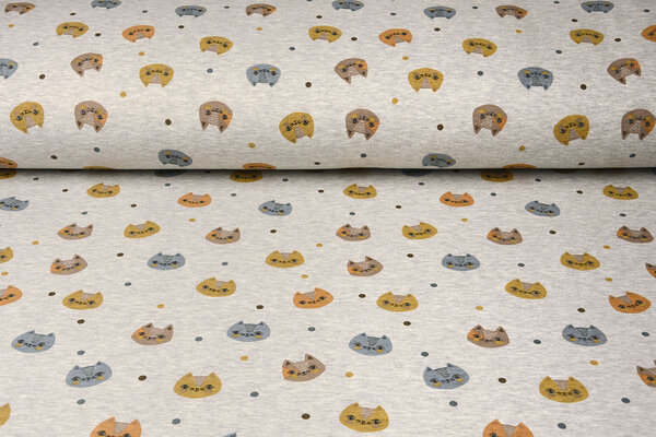 Jogging Alpenfleece Kittens Grey Melange Jogging Alpenfleece Kittens Grey Melange