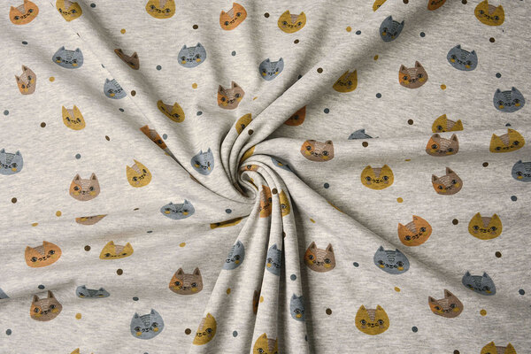 Jogging Alpenfleece Kittens Grey Melange Jogging Alpenfleece Kittens Grey Melange