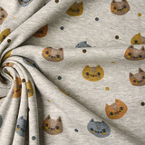 Jogging Alpenfleece Kittens Grey Melange Jogging Alpenfleece Kittens Grey Melange