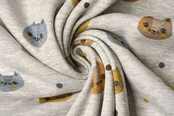 Jogging Alpenfleece Kittens Grey Melange Jogging Alpenfleece Kittens Grey Melange