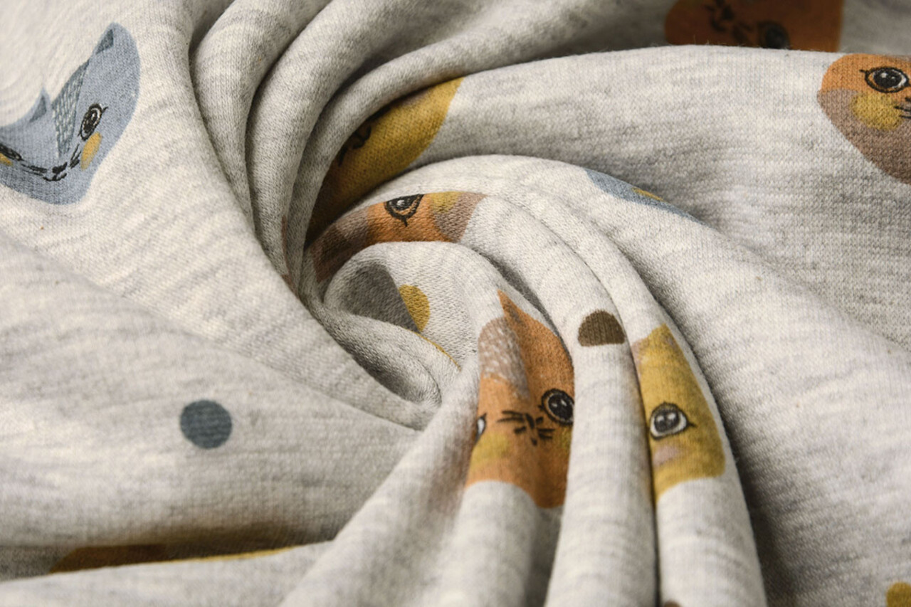 Jogging Alpenfleece Kittens Grey Melange Jogging Alpenfleece Kittens Grey Melange