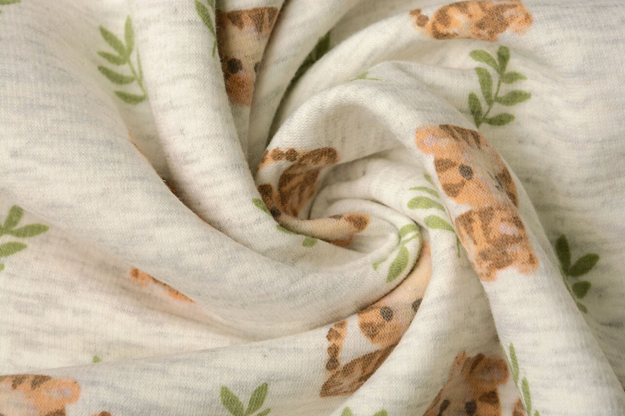 Felpa Alpenfleece Tijger Crema Mélange Felpa Alpenfleece Tijger Crema Mélange