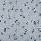 Sweatstoff Alpenfleece Tiger Jeans Melange Sweatstoff Alpenfleece Tiger Jeans Melange