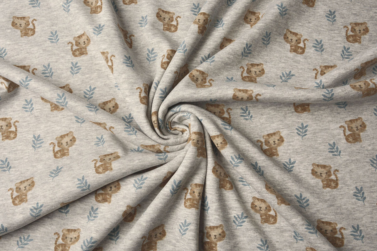 Jogging Alpenfleece Tiger Grey Melange Jogging Alpenfleece Tiger Grey Melange