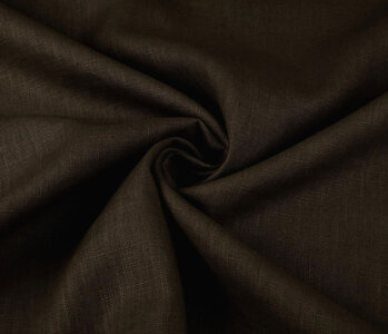 Oeko-Tex®  Washed Linen Dark Brown