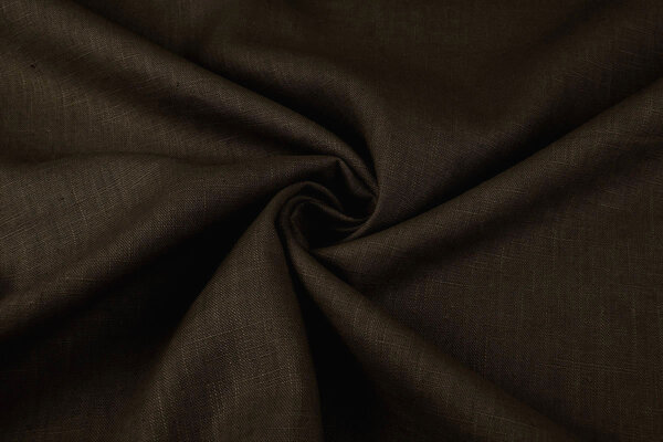 Oeko-Tex®  Washed Linen Dark Brown
