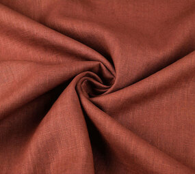 Oeko-Tex®  Washed Linen Dark Coral Oeko-Tex®  Washed Linen Dark Coral