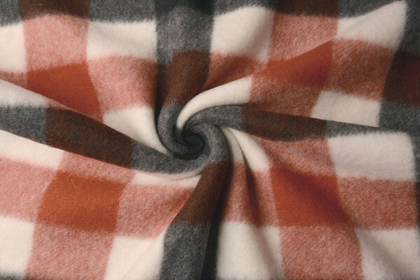 Knitted Woolen Fabric Buffalo Check Multi 2