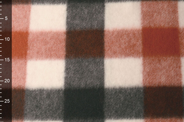 Knitted Woolen Fabric Buffalo Check Multi 2