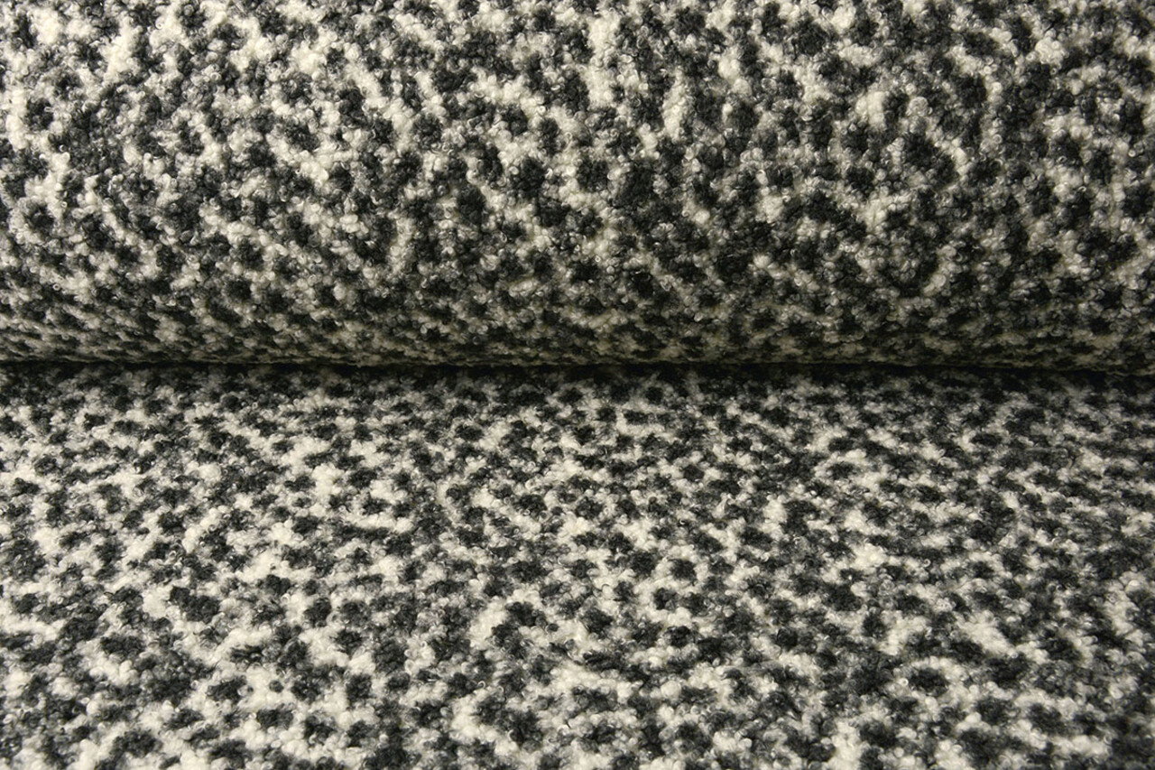 Curly Teddy Bouclé Panther Grey Curly Teddy Bouclé Panther Grey