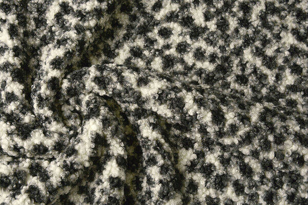 Curly Teddy Bouclé Panter Grijs Curly Teddy Bouclé Panter Grijs