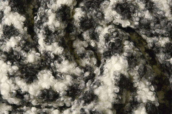 Curly Teddy Bouclé Panter Grijs Curly Teddy Bouclé Panter Grijs