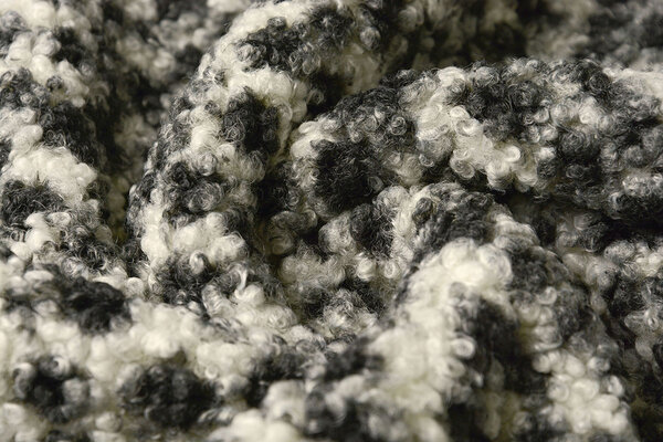 Curly Teddy Bouclé Panther Grau Curly Teddy Bouclé Panther Grau