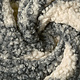 Curly Teddy Bouclé Manola Check Grey