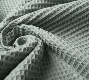 Oeko-Tex®  Waffelpiqué Baumwolle Alt Grün Oeko-Tex®  Waffelpiqué Baumwolle Alt Grün