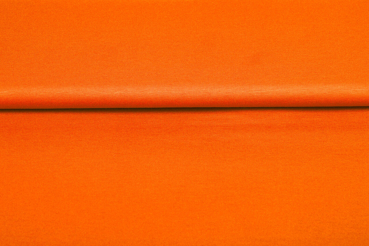 Oeko-Tex®  Jersey Stoff Baumwolle Orange