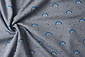 Tejido de Sudadera de Polar Alpino Arcoíris Denim Jaspeado
