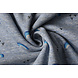 Tejido de Sudadera de Polar Alpino Arcoíris Denim Jaspeado