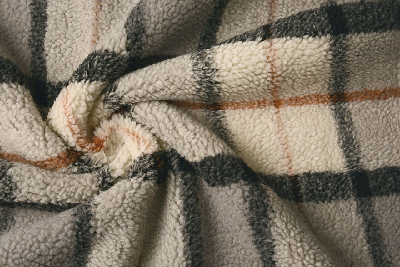 Sherpa Teddy Quadri Multicolore 1 Sherpa Teddy Quadri Multicolore 1