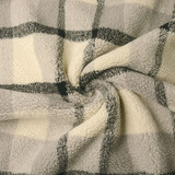 Sherpa Teddy Carreaux Gris