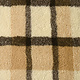 Sherpa Teddy Check Mocha Brown