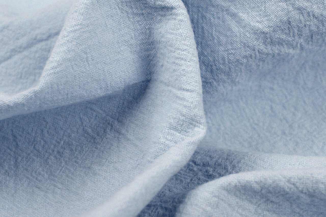 Oeko-Tex®  100% Gewassen Katoen Baby Blauw Oeko-Tex®  100% Gewassen Katoen Baby Blauw