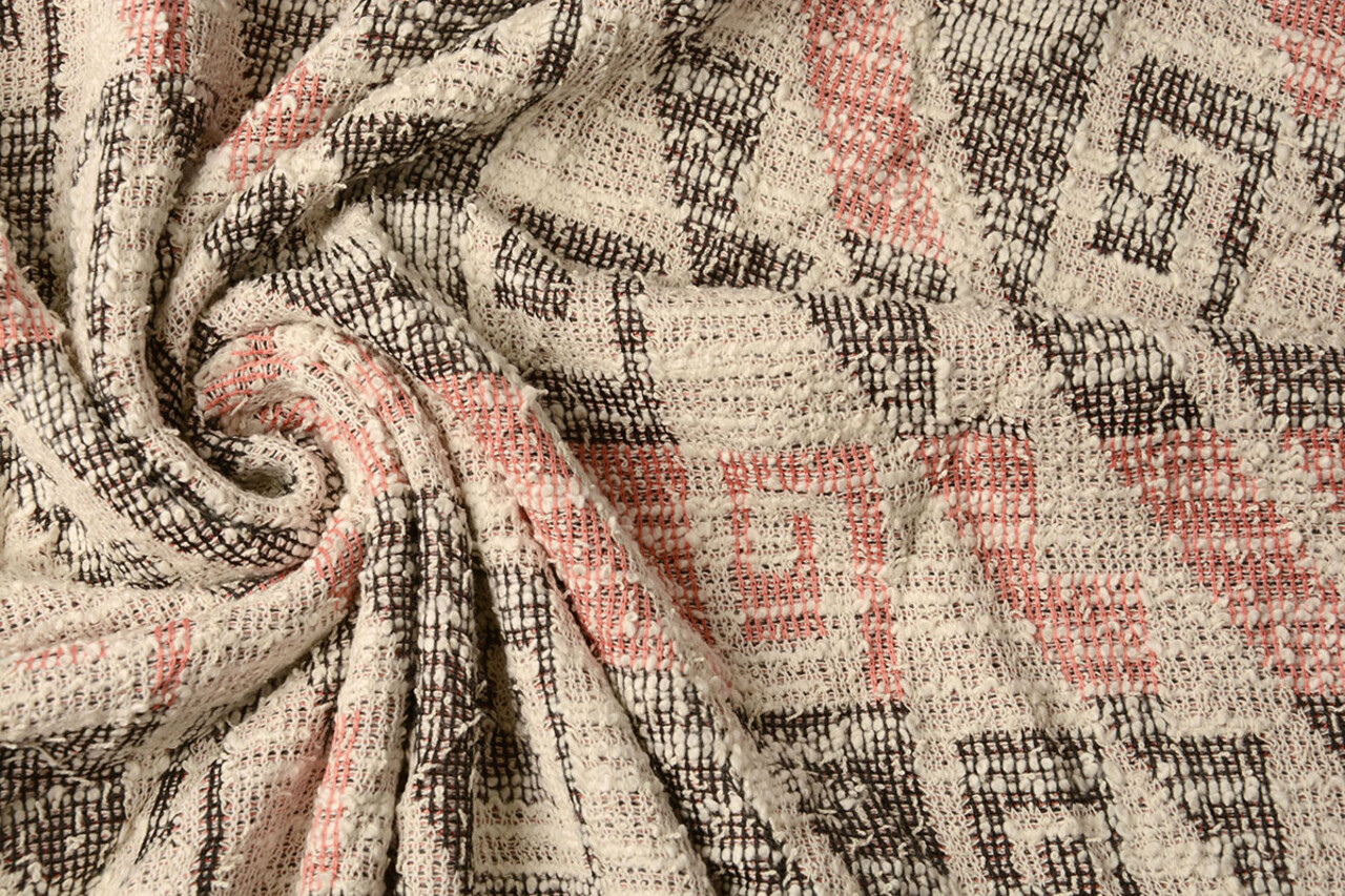 Cotton Bouclé Jacquard