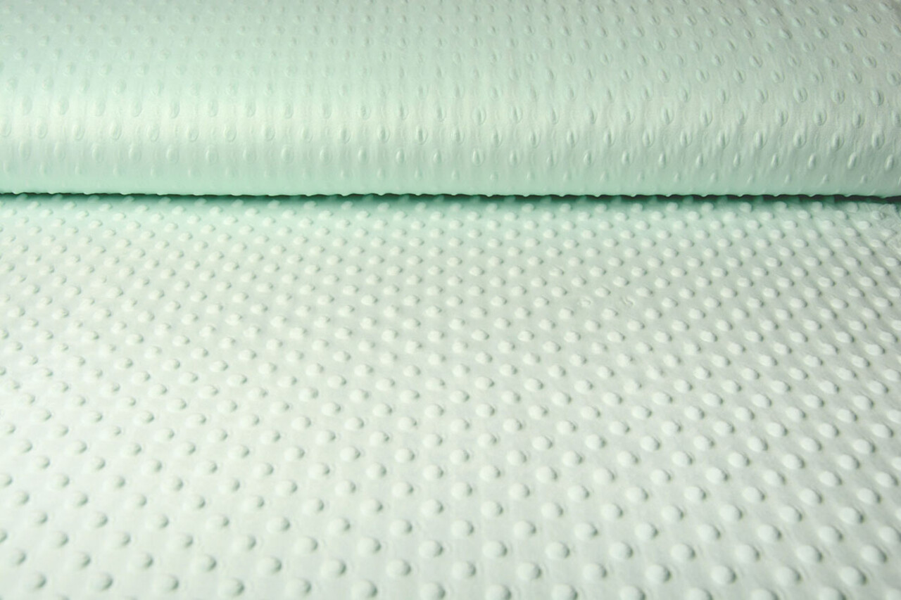 Minky Fleece Licht Mint Groen Minky Fleece Licht Mint Groen