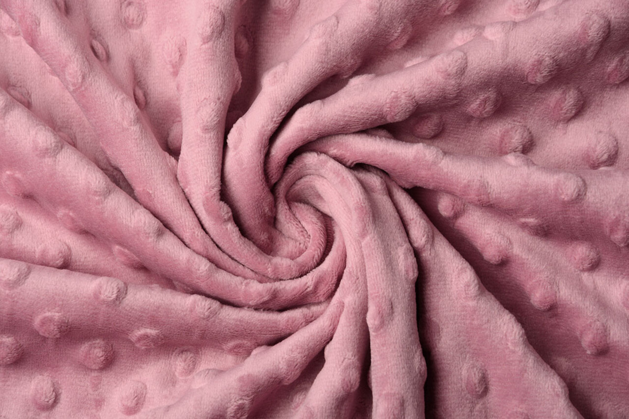 Minky Fleece Dark Old Pink