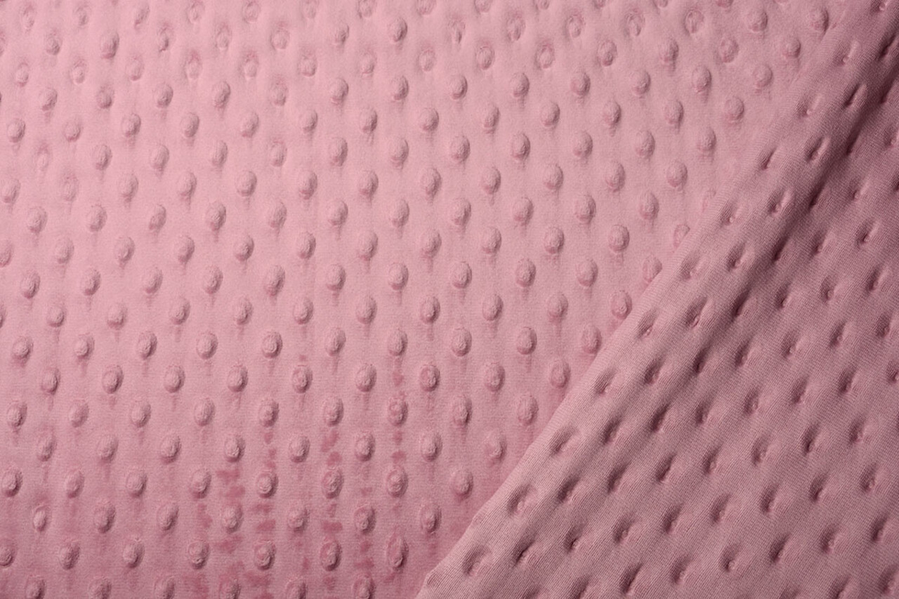 Minky Fleece Dark Old Pink