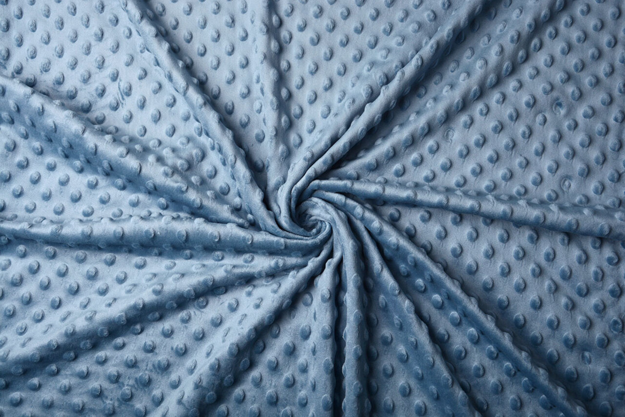 Minky Polaire Bleu Jeans Minky Polaire Bleu Jeans