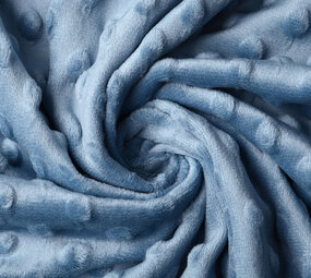Minky Fleece Blauw Jeans Minky Fleece Blauw Jeans