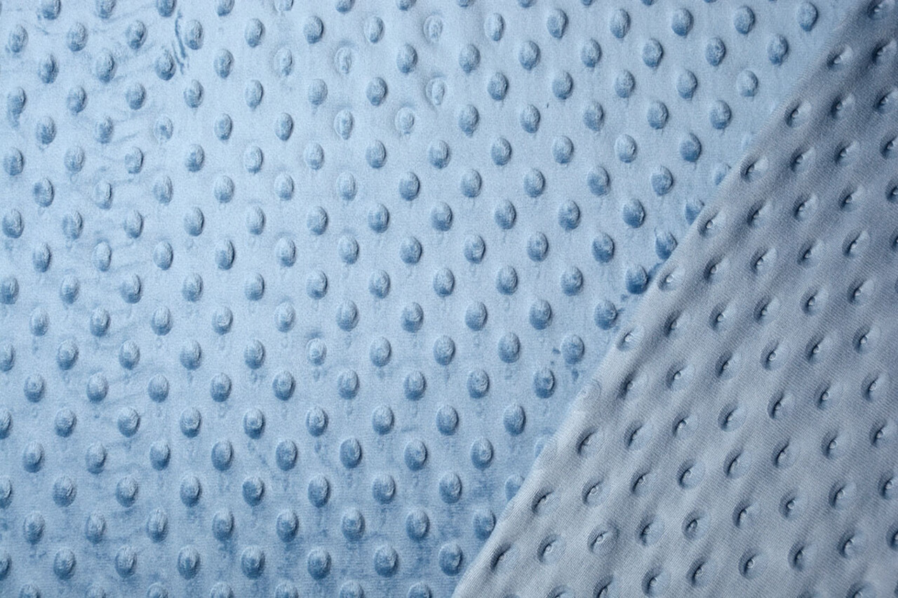 Minky Fleece Blau Jeans Minky Fleece Blau Jeans