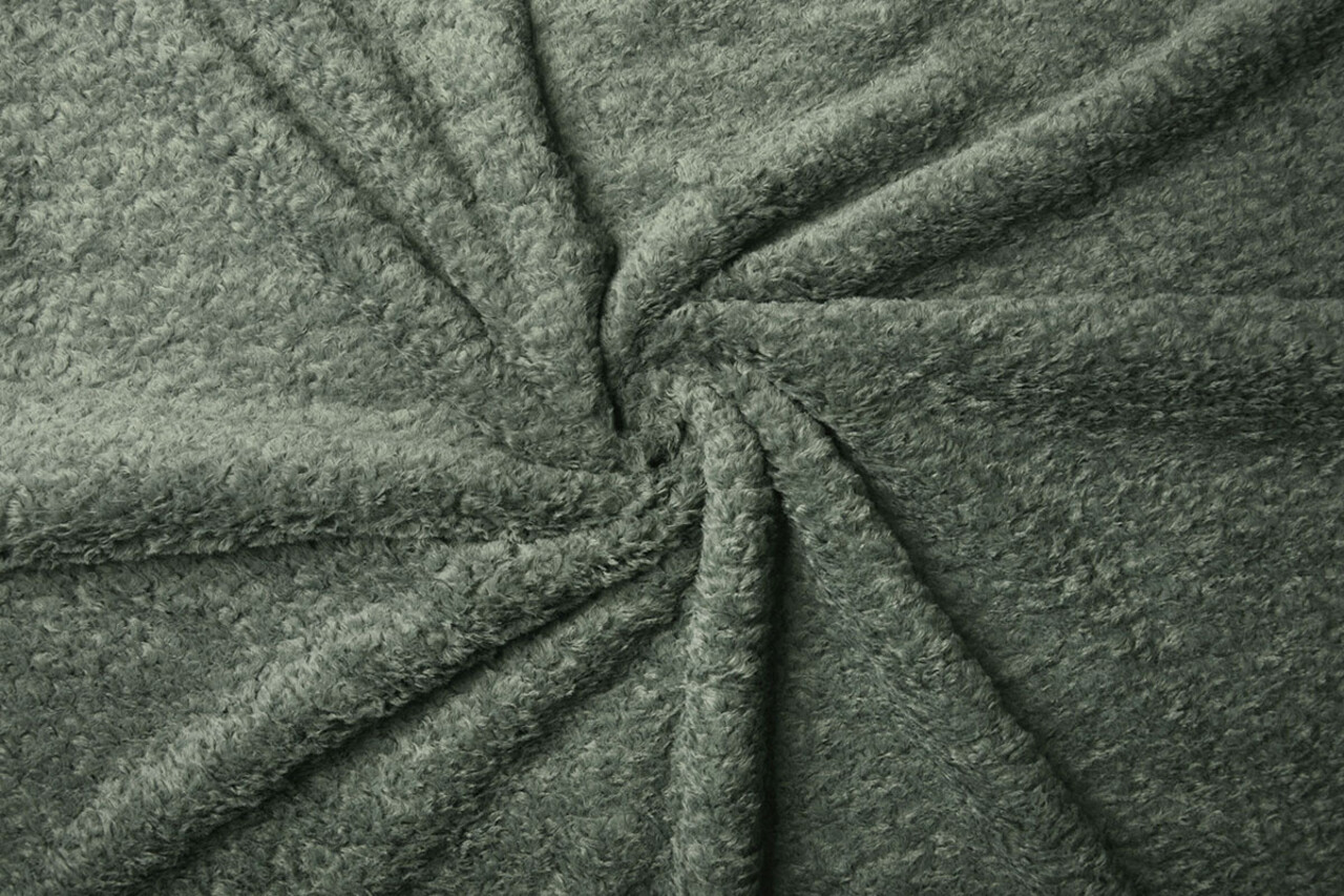 Harige Bont Esperanto Donker Oud Groen