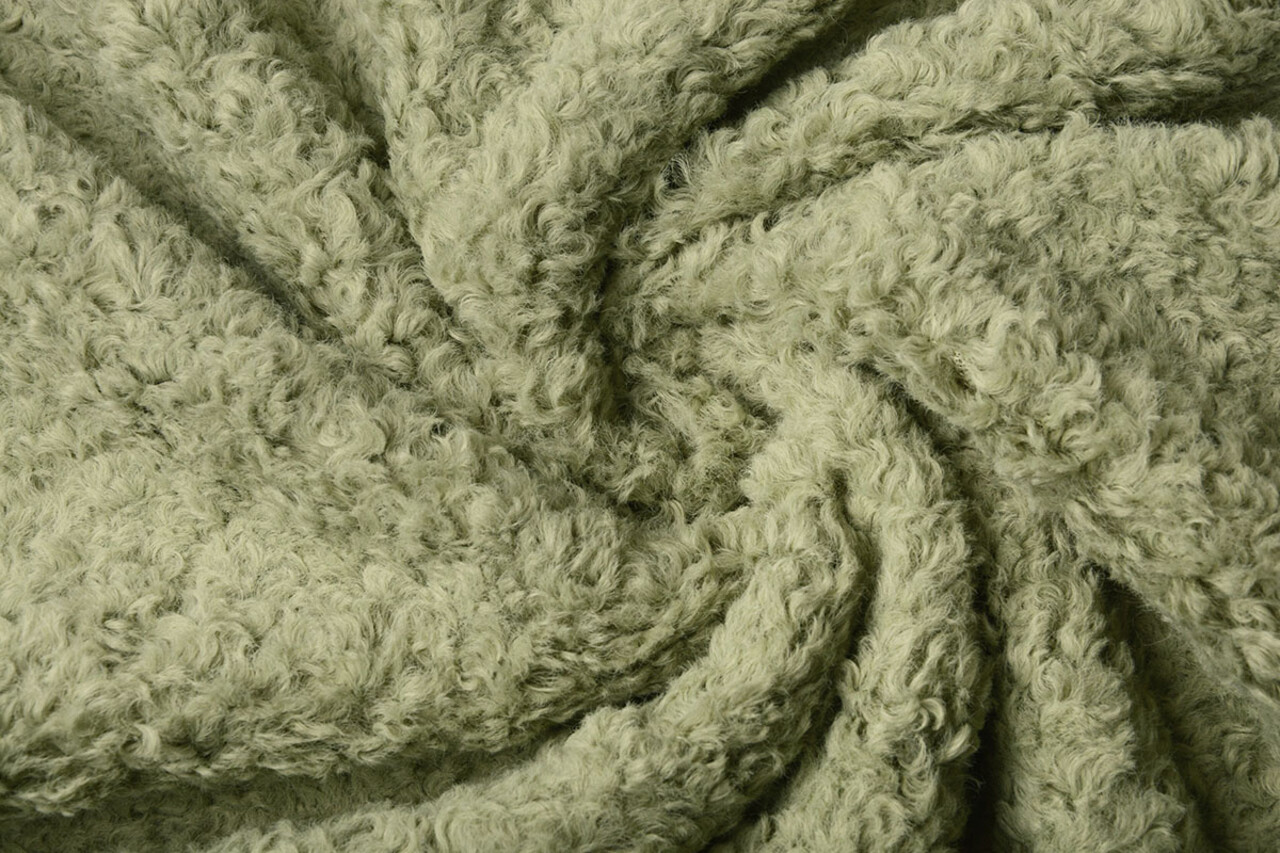 Pelzigen Pelz Esperanto Alt Hellmoosgrün