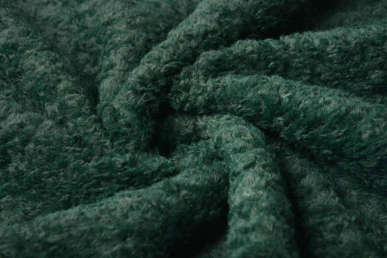 Harige Bont Esperanto Donker Zeegroen